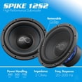 thumbnail image 2 of Subwoofer para auto AudioControl Spike Series de 12" 500 W 2 ohm, 2 of 9