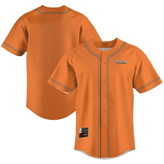 Men's GameDay Greats Orange Bowling Green St. Falcons Lightweight Baseball Jersey
