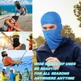 thumbnail image 2 of WuPing Balaclava Ski Mask 6 Pack - Windproof Cold Weather Face Cover for Men & Women, Moisture-Wicking Neck Gaiter for Ski Cycling, 2 of 7
