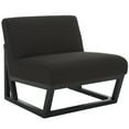 thumbnail image 4 of SAFAVIEH Kinsey Mid-Century Boucle Solid Accent Chair, Black, 4 of 12