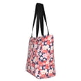 thumbnail image 4 of Bingfone Japanese Cherry Blossoms Women Shoulder Tote Bags Casual Bag Ladies Shopping Handbag, 4 of 8