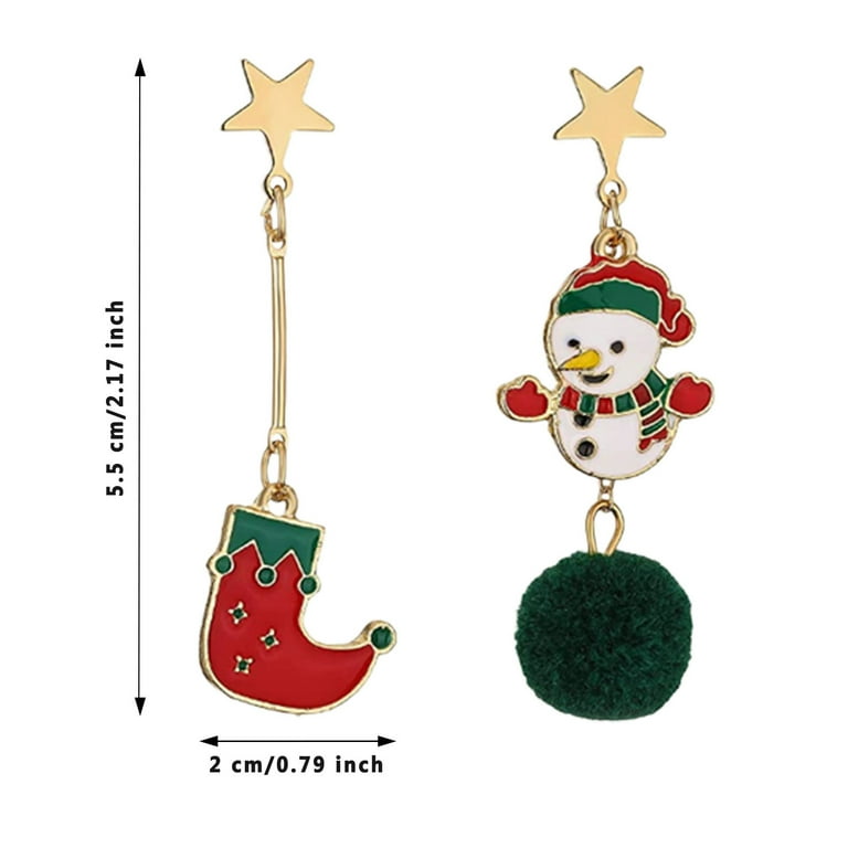 Christmas earrings walmart sale