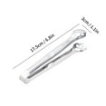 thumbnail image 7 of SXS Non-slip Cat Paw Shape Ice Tongs 304 Stainless Steel Kitchen Tongs BBQ Food Clip Cube Sugar Clamp Kitchen Gadgets (Silvery), 7 of 7