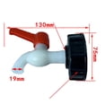 thumbnail image 4 of Adaptador de IBC, grifo de salida tón de rosca de 3/4 pulgadas para IBC de 1000L, piezas de ajuste de válvula, 4 of 4