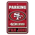 thumbnail image 1 of San Francisco 49ers 12x18 Plastic Fan Zone Sign, 1 of 1
