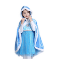 thumbnail image 4 of Cape à Capuche en Velours pour Filles Princesse Elsa/belle/aurore/sofia, 4 of 7