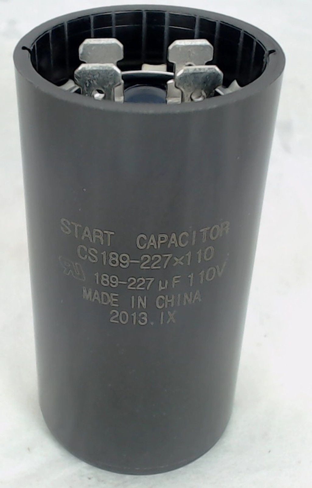 CS189-227X110 Round Start Capacitor 110 Volt 189-227 Mfd. 