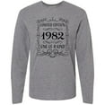 thumbnail image 3 of Inktastic Limited Edition 1982 One of a Kind Long Sleeve T-Shirt, 3 of 5