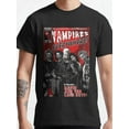 thumbnail image 1 of Halloween T-shirt - Gothic Vampire Film Design - Casual Crewneck Shirt for Halloween Costumes & Casual Attire - Vampire Diaries Inspired Apparel - Year-Round Horror Fan Clothing, Seasonal Fashion, 1 of 6