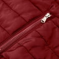 thumbnail image 5 of Men's Lightweight Puffer Winter Jacket Packable Puffy Zip Up Stand Collar Bubble Insulated Coat for Travel Ski Hiking, 5 of 5