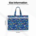 thumbnail image 3 of Kdxio Submarines And Whales File Tote Document Bag Business Briefcase Bag Document Organizer Tote Briefcase for Letter A4 Files Business Teacher Office Bag, 3 of 8
