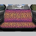 thumbnail image 4 of Pzuqiu Colorful Leopard Car Seat Cover Full Set 4 Pack Lightweight Vehicle Cushion Protectors Interior Accessories Easy to Install Automotive Interior Accessories Universal Fit Most Sedans, 4 of 7
