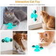 thumbnail image 3 of EIMELI Windmill Cat Toy, Turntable Teasing Pet Toy with Suction Cup , Scratching Tickle Cats Hair Brush Funny Kitten Toys, 3 of 5