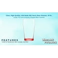 thumbnail image 2 of 10 ARC Nonic Beer Glasses Set, 19 oz. - Clear, Pub, USA made - Red, 2 of 5