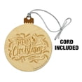 thumbnail image 2 of Merry Christmas Wood Christmas Tree Holiday Ornament, 2 of 7