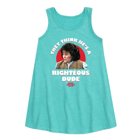 

Ferris Bueller s Day Off - Righteous Dude - Toddler and Youth Girls A-line Dress