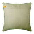 thumbnail image 3 of The HomeCentric Euro Sham Pillow, Decorative Gray Pack of 2, 26x26 inch (65x65 cm) Throw Pillows For Couch, Faux Leather Chevron & Quilted Cushion Cover, Geometric Modern Style Easter - Chevron Greys, 3 of 3