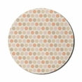 thumbnail image 1 of Geometric Mouse Pad for Computers, Vintage Retro Polka Dots Closely Spaced Alignment on Grungy Scattered Texture, Round Non-Slip Thick Rubber Modern Mousepad, 8" Round, Multicolor, by Ambesonne, 1 of 2