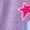 Purple, variant on Women's Happy To See Your Face Smiley Star Colorful Retro Letter Graphic V-Neck Casual T-Shirt Top