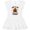 AA-White, variant on Inktastic Thanksgiving Funny Kids Turkey Girls Toddler Dress