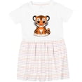 thumbnail image 3 of Inktastic Cute Baby Tiger Girls Toddler Dress, 3 of 5