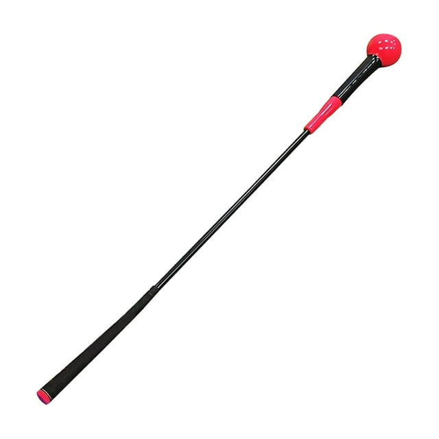Entrenador de Swing de Golf, Equipo de Barra de Práctica de Golf, Entrenador de Fuerza Power Tempo, Palo de Calentamiento, Entrenamiento de Golf para Rojo y 120cm