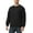 Black, variant on Pepypepy Men’s Pullover Hoodie 100% Cotton – Double-Knit Solid Color Long Sleeve Sweatshirt for Everyday Comfort and All-Season Style, S-XXL