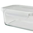 thumbnail image 6 of Better Homes & Gardens 4Cup Rectangle Glass Food Storage Container with Tritan Lid. Set of 2, 4 Pieces, Designed to Help with Pantry Storage and Everyday Organization, 6 of 8