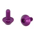 thumbnail image 4 of GLFILL 1 Paire Vis de Cage de Bouteille de Vélo en Acier Inoxydable M5*12 Support de Pompe à Air Coloré Vis Fixes Violet, 4 of 9