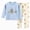 outfits001-Blue, variant on NOLDARES Toddler Boys Fall Winter Set Long Sleeve Cute Print Graphic Crewneck Sweatshirt Elastic Waist Joggers 2 Piece Warm Outfits Clothes Size:4-5 Y,Sky Blue