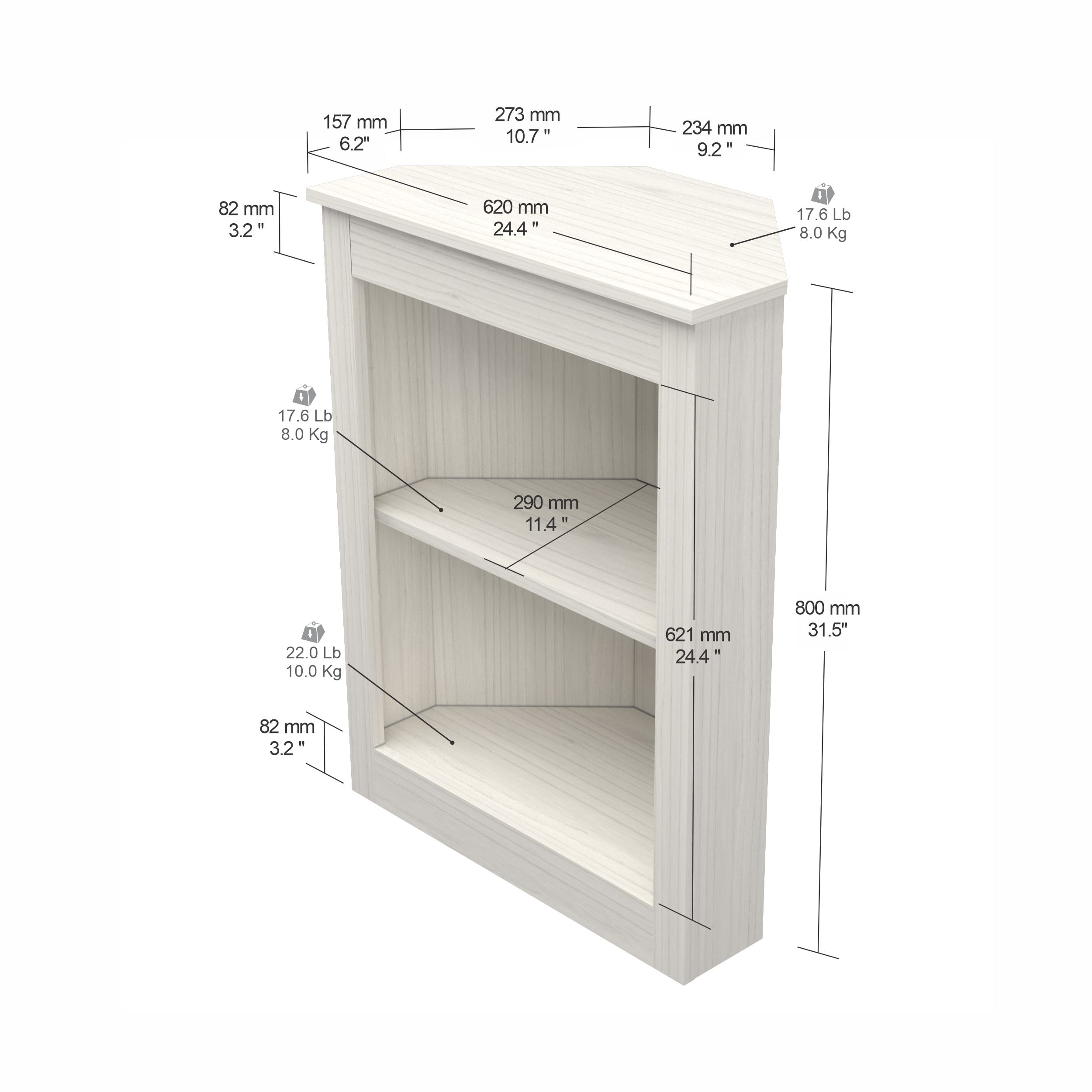 Inval two sale door corner bookshelf