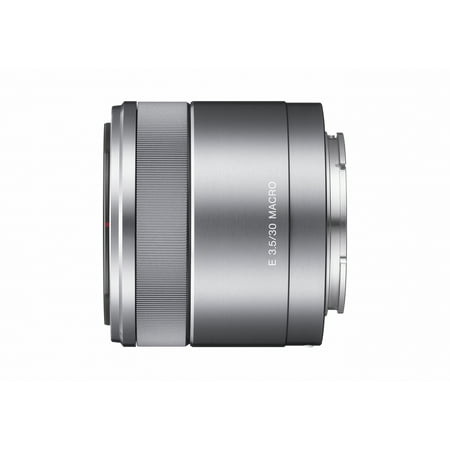 Sony - 30mm f/3.5 Macro Lens for Most NEX Compact System Cameras - Silver
