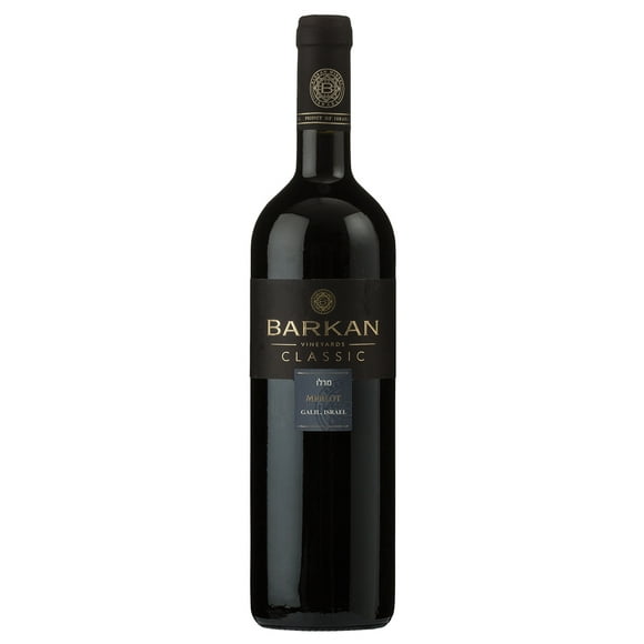 Vino Tinto Merlot Barkan Classic Israel Kosher 750 ml Extra Kosher Barkan Merlot Barkan Classic