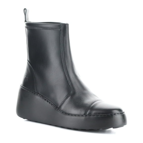 FLY London Daik Leather Boot, 40, Black