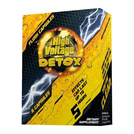High Voltage Fast Flush Toxin Eliminator Capsules Pills Detox