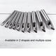 thumbnail image 5 of 2uds Ovalado Agujero Punzón 2x8mm Cuero Hueco Cortador Oblongo Punzón Troquel para Correa Cinturón Reloj Banda Cuero Artesanía Trabajo, 5 of 5