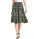 thumbnail image 1 of Falda Midi Allegra K Para Mujer Faldas Con Gradas Casuales Con Cintura Elástica Verde oscuro XL, 1 of 6