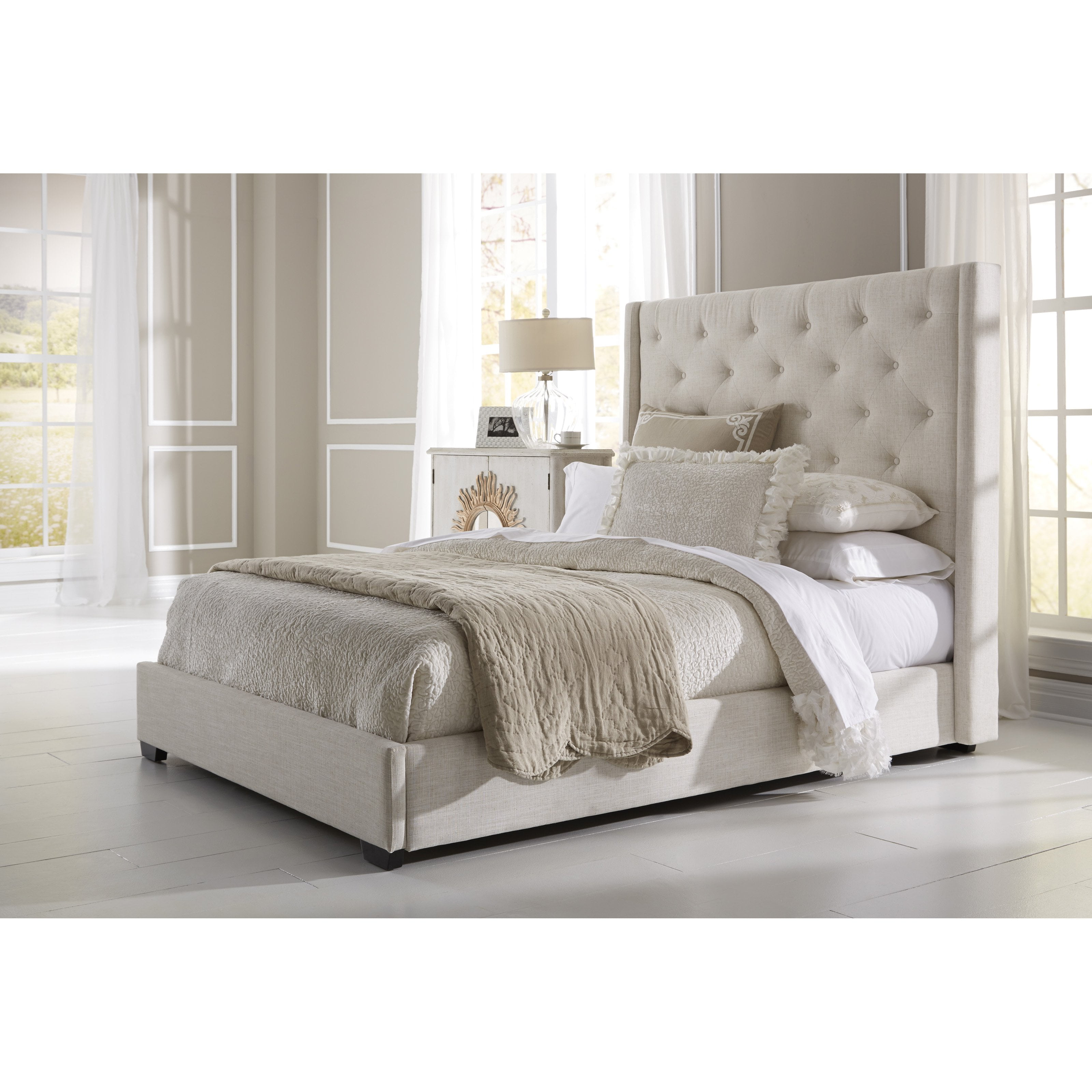 Right2home Upholstered Shelter Bed Com