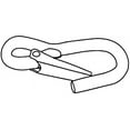 thumbnail image 2 of Seachoice 36551 4.25 in. Zinc Plated Utility Snap Hook, 2 of 2