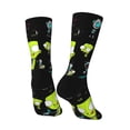 thumbnail image 4 of Invader Zim Show Planet Adult Socks Breathable Cozy Soft Crew Socks Novelty Casual Calf Stockings For Men Women, 4 of 8