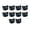 Black Blue Eyes, variant on Yunhgft 10 Pieces Cat Head Beads Acrylic Beads Beading Supplies Handcrafted Spacer Beads Black Blue Eyes