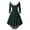 Green 1, variant on Christmas Dress For Women Evening Party Dress Hot s Women Plus Size Dress Solid Long Sleeve Christmas Soft V-Neck Draw Back Swing Dress