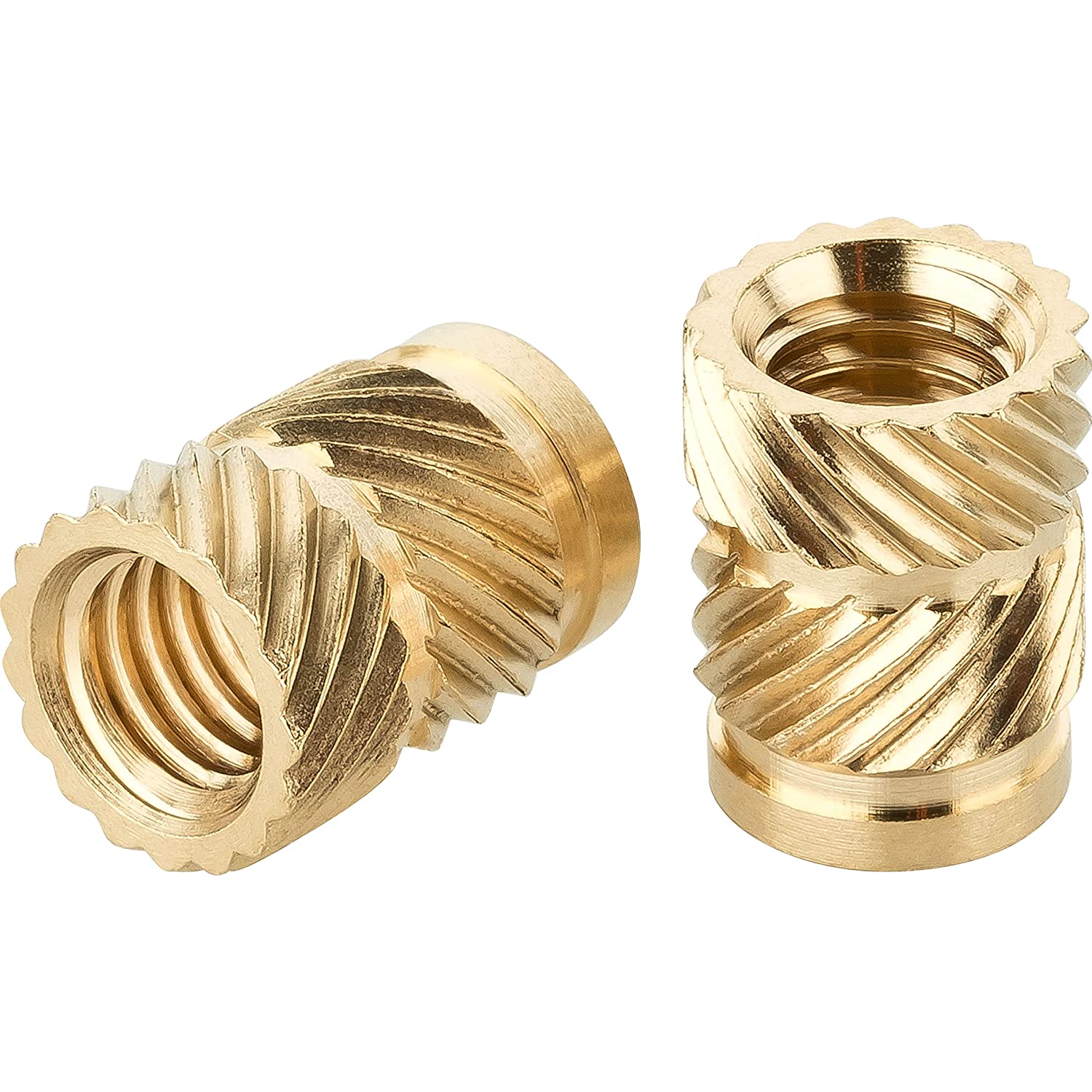 100 x Threaded Insert M3 Insert Nut Internal Thread Knurled Nuts for