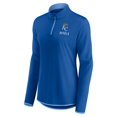 thumbnail image 2 of Women's Fanatics Royal Kansas City Royals Worth The Drive Quarter-Zip Jacket, 2 of 3