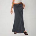 thumbnail image 2 of Women's Flowy Maxi Skirt 2025 Extra Long Casual Summer Pleated Skirts Beach Vacation Clothes, 2 of 6