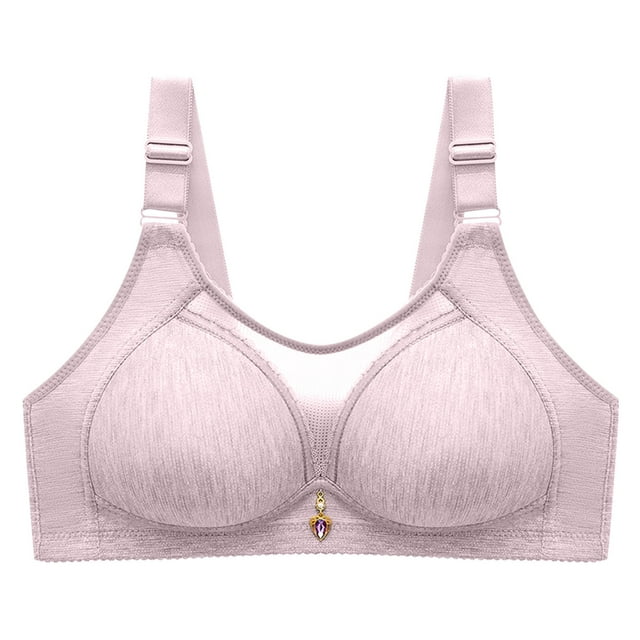 Timegard Womens Wireless Bras with Support and Lift Adjustable Strap Full Coverage Comfortable Everyday Bra