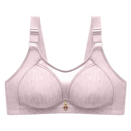 Fesfesfes Bras for Women Wireless Ladies Fashion Bowknot Printing Comfortable Hollow Out Bra Underwear Bras Sport Bras