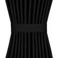 thumbnail image 5 of Darcy Rod Pocket Light Filtering Door Panel with Tieback - 54" x 40" - Black, 5 of 8