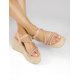 thumbnail image 1 of Sandalias con plataformas Color Beige&nbsp; Para Mujer De RBCOLLECTION, 1 of 3