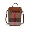thumbnail image 4 of Mini bolso cruzado de lona con entramado para mujer, bolso de cuero con cremallera para teléfono móvil, bolso de mano de moda, bolso de hombro pequeño informal para mujer, 4 of 5